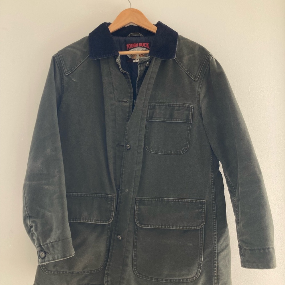 Tough Duck Men's Green Canvas Jacket